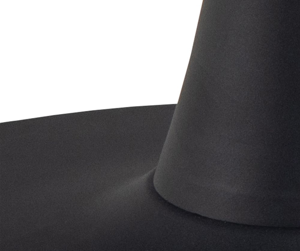 Malta Black Ceramic Square Dining Table 
