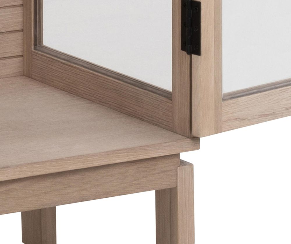 Linley White Display Cabinet 