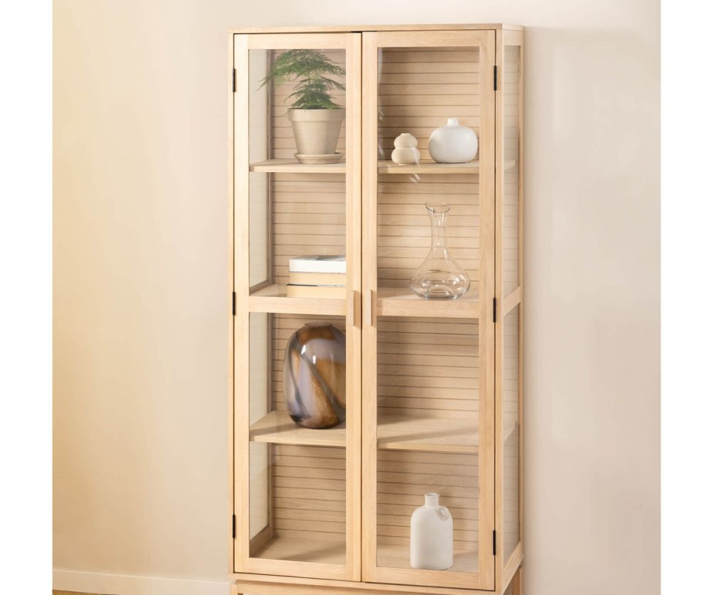 Linley White Display Cabinet 