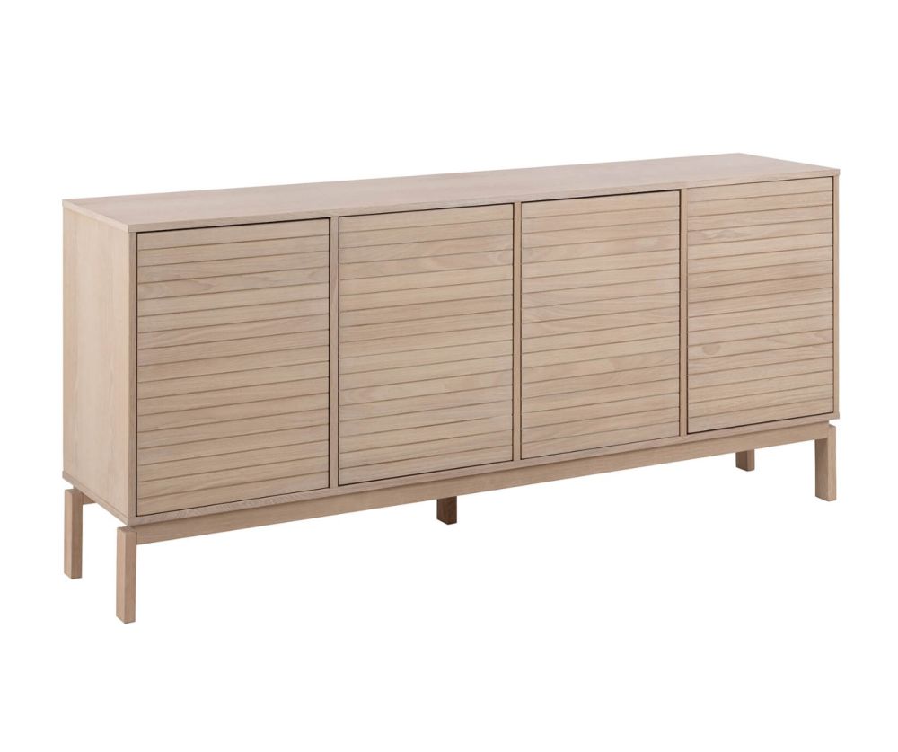 Linley White Oak 4 Door Sideboard 