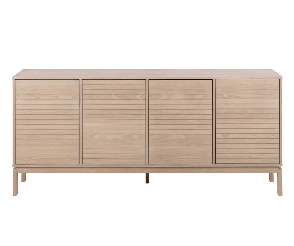 Linley White Oak 4 Door Sideboard 