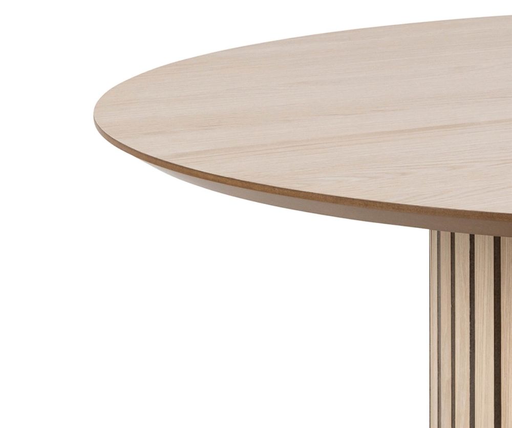 Linley White Oak Round Dining Table 