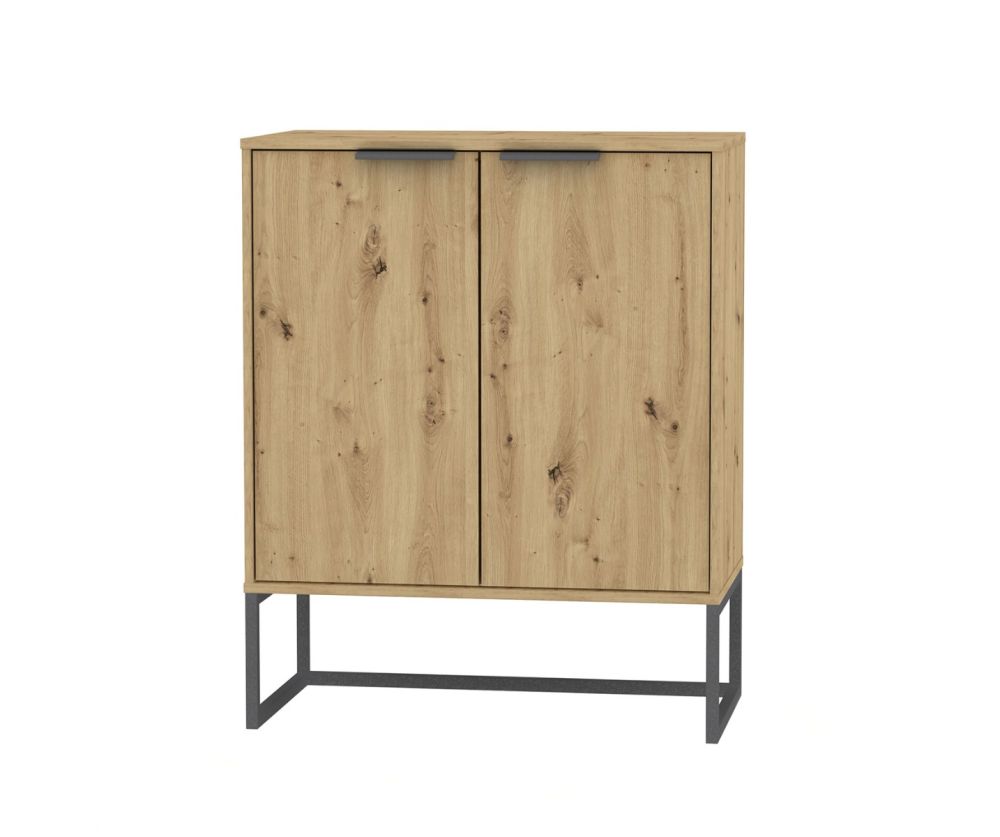 Wiemann Vip Monaco 4000 Bianco Oak 2 Door Dresser
