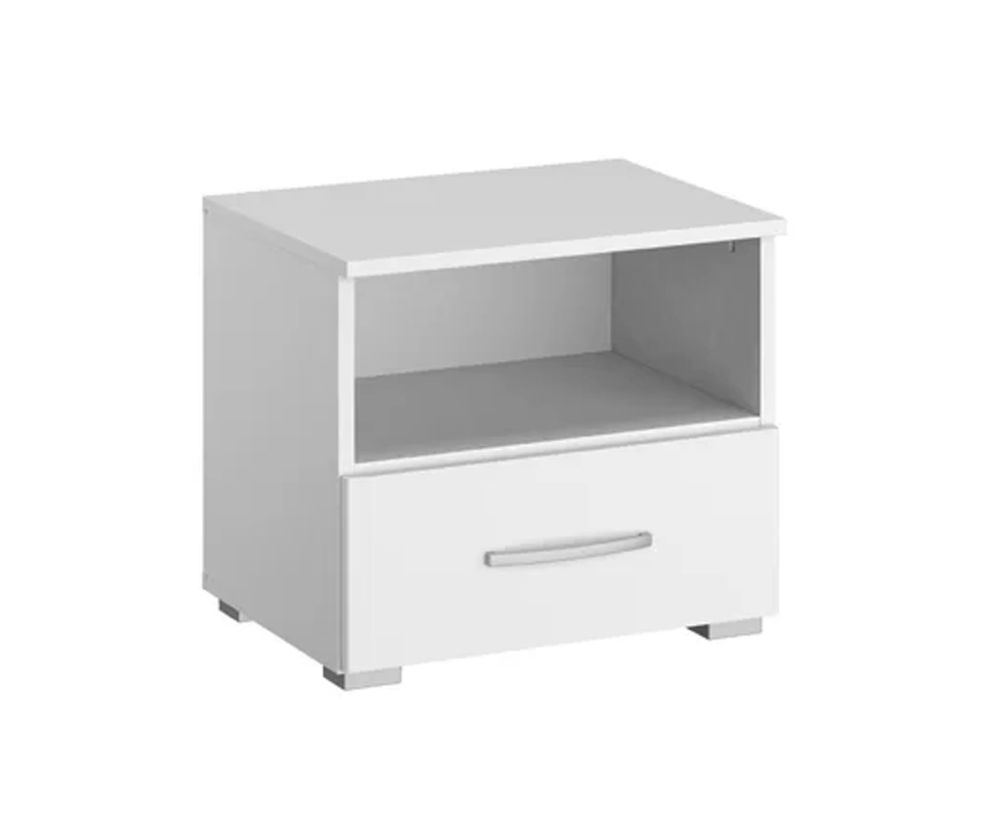 Rauch Aditio 1 Drawer Bedside Table with Alpine White Front