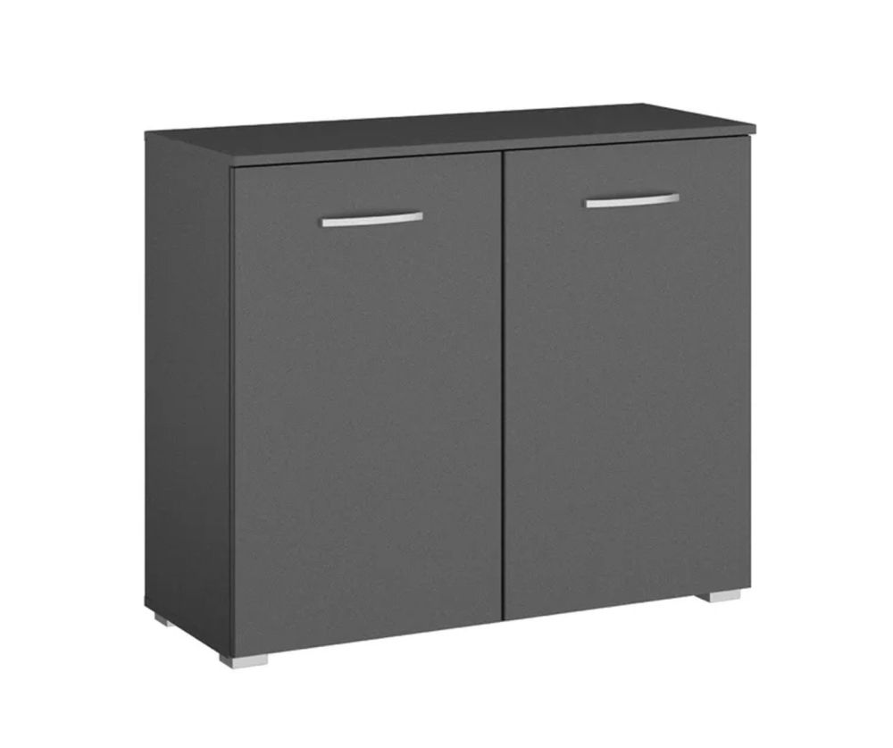 Rauch Aditio 2 Door Chest with Metallic Grey Front