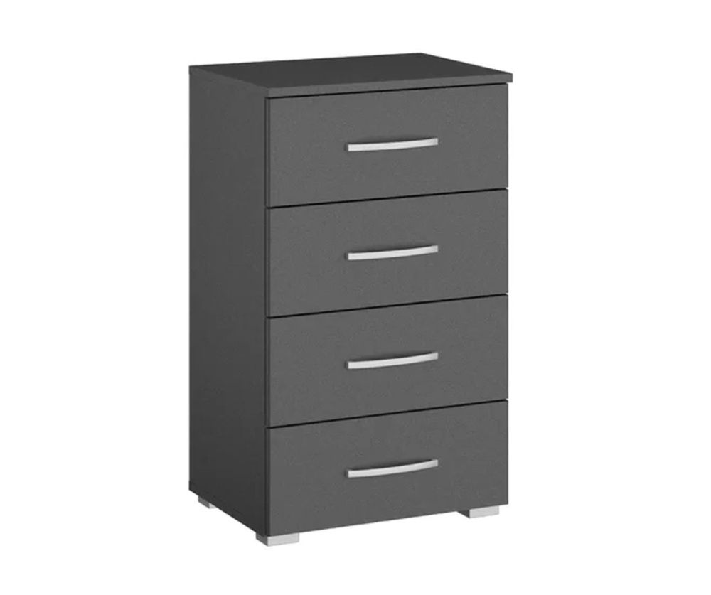 Rauch Aditio 4 Drawer Chest with Metallic Grey Front