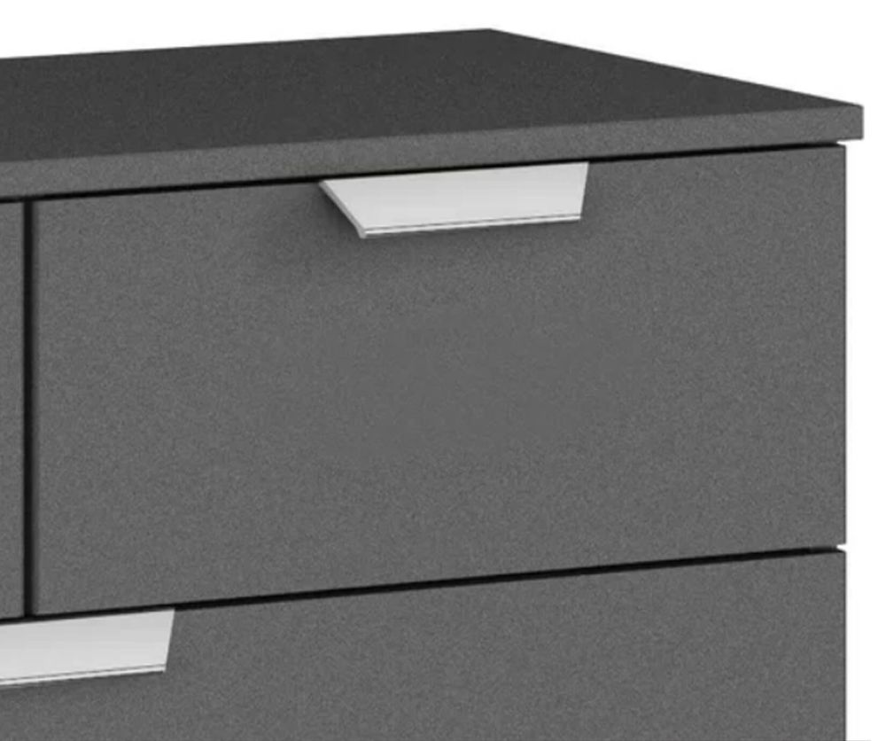 Rauch Aditio 5 Drawer Chest with Metallic Grey Front