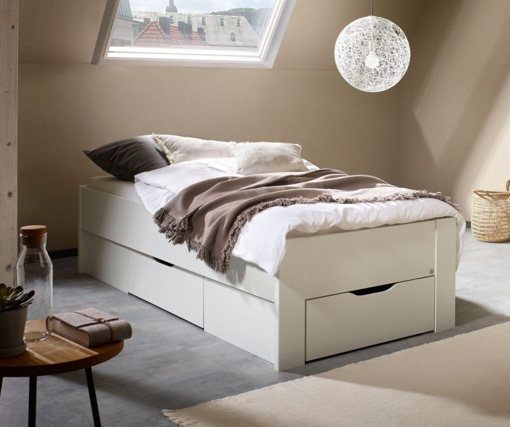 Rauch Aditio Alpine White Bed Frame (198x208cm)