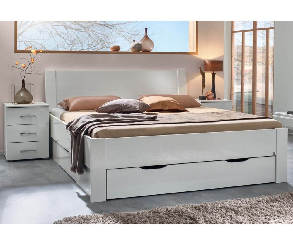 Rauch Aditio Metallic Grey Bed Frame (198x208cm)