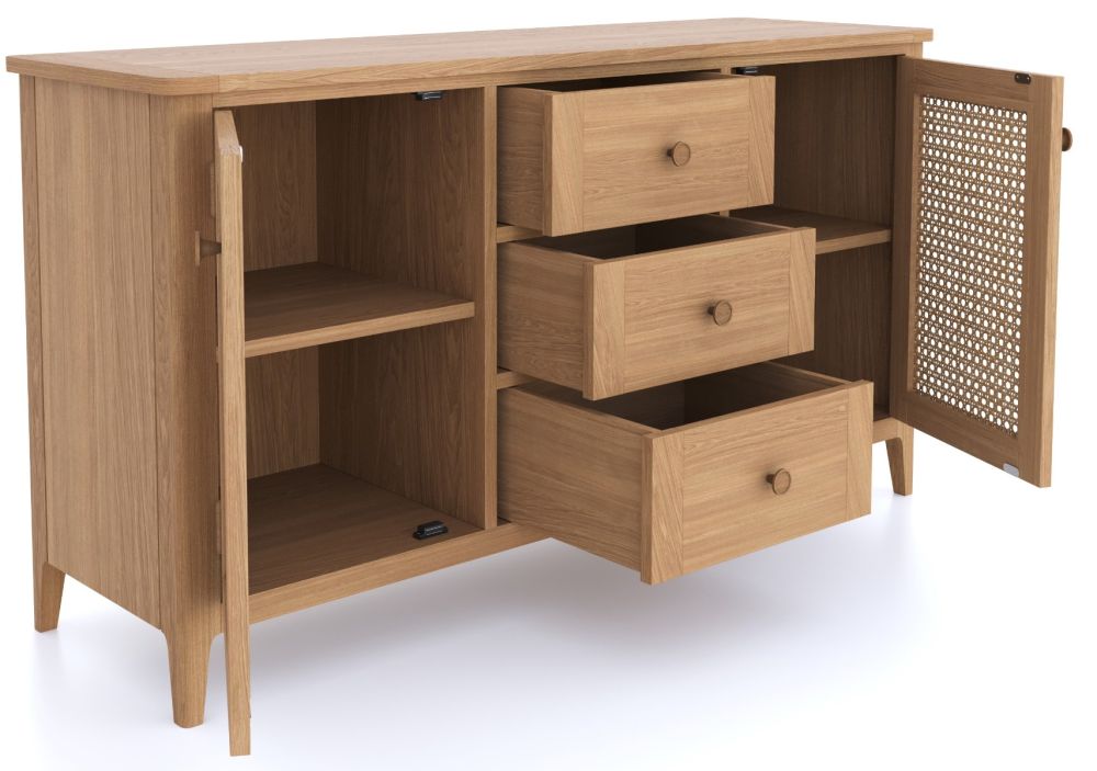 Heritance Halmstad Natural Oak Large Sideboard