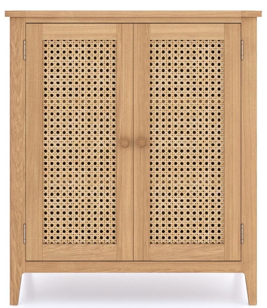 Heritance Halmstad Natural Oak 2 Door Cabinet