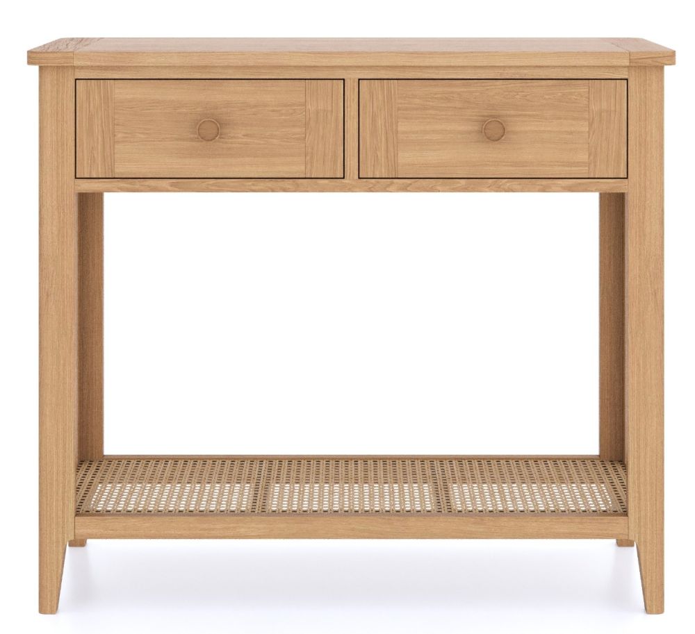 Heritance Halmstad Natural Oak Console Table