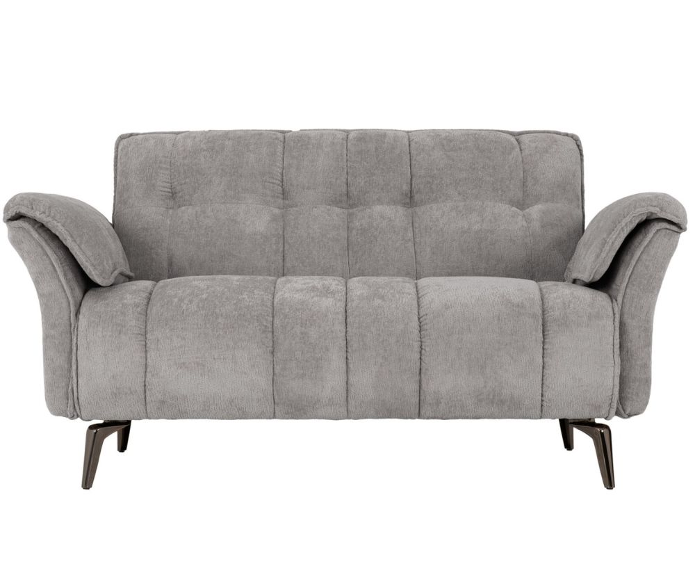 Seconique Furniture Amalfi Grey Fabric 2 Seater Sofa