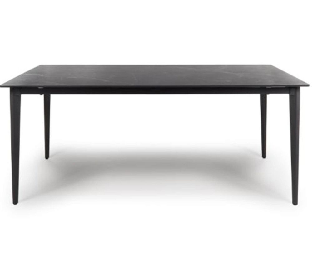 Furniture Link Amalfi Black Marble 180cm Dining Table Only