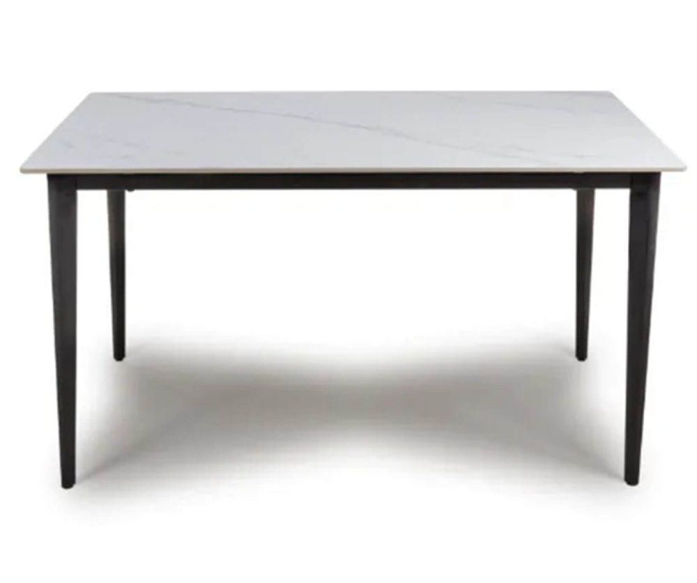 Furniture Link Amalfi White Marble 180cm Dining Table Only