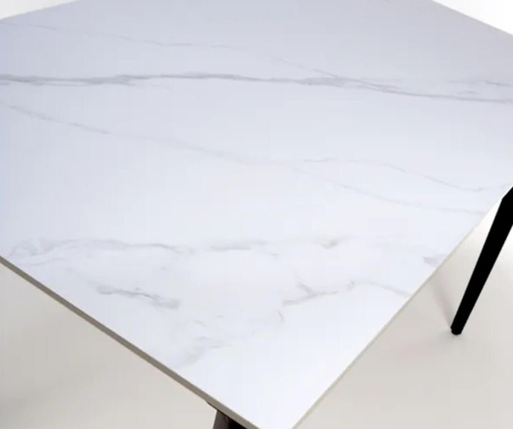 Furniture Link Amalfi White Marble 180cm Dining Table Only