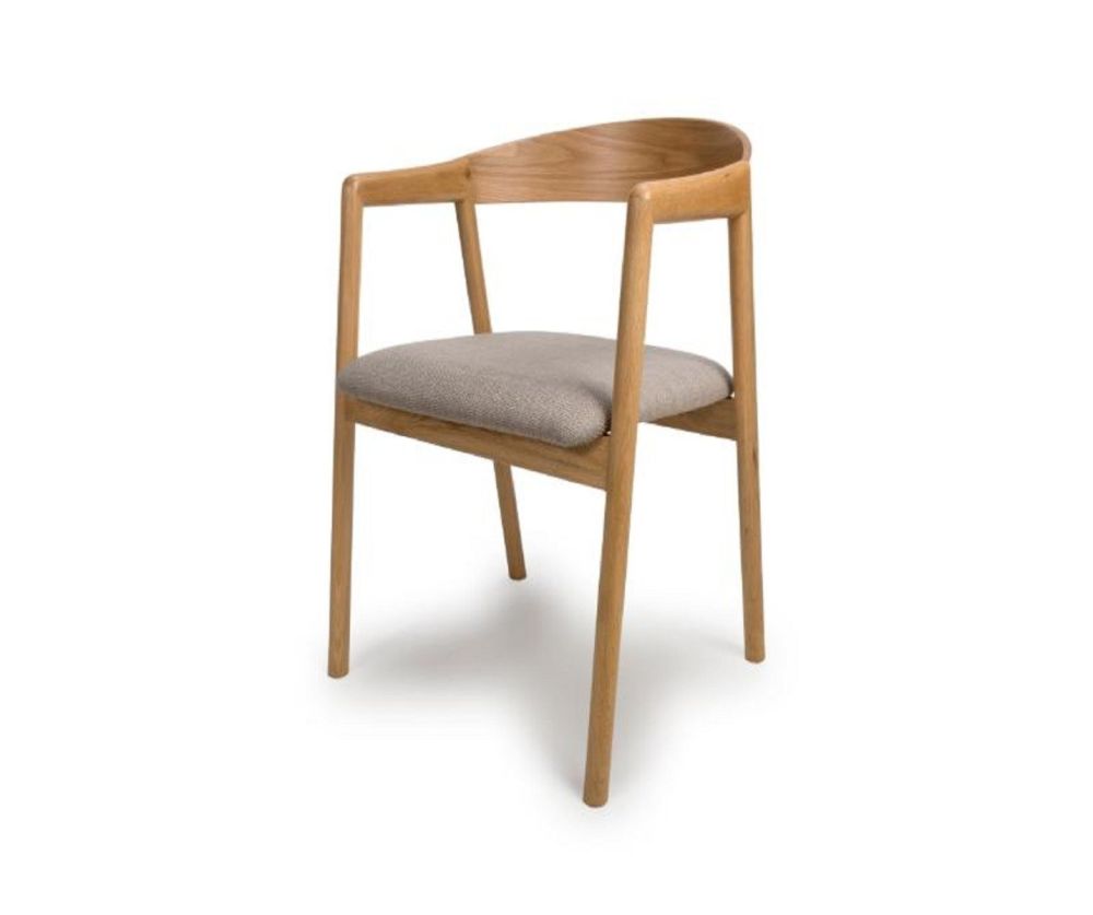 Furniture Link Anders Oak Dining Chair in Pair