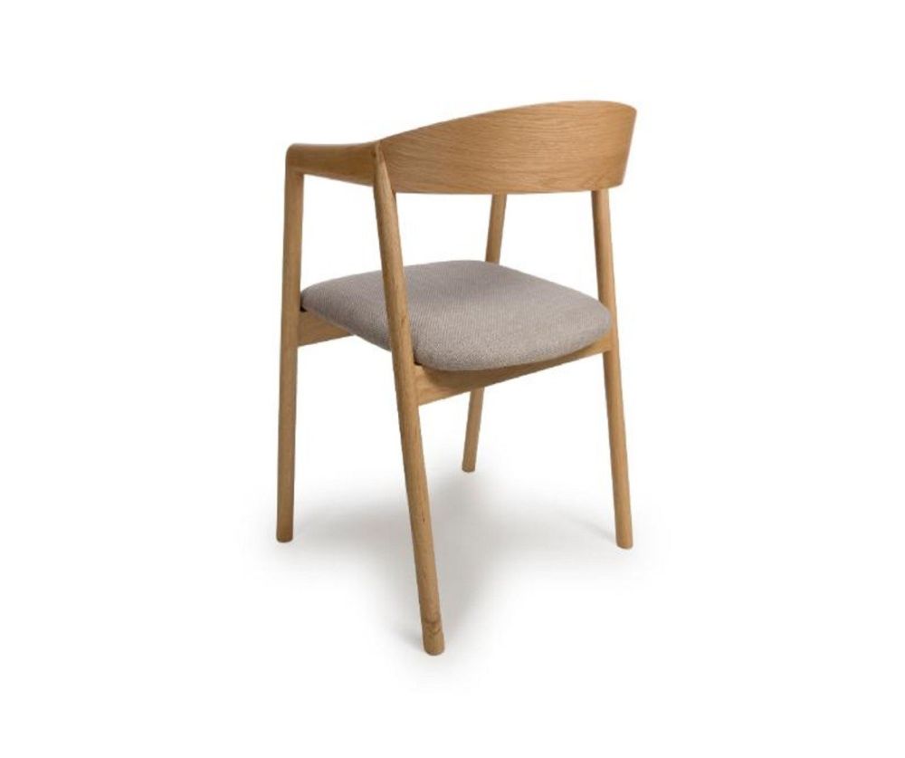 Furniture Link Anders Oak Dining Chair in Pair