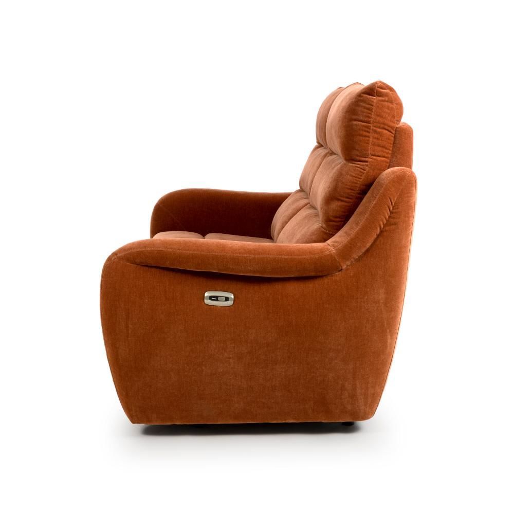 Furniture Link Apollo Cinnamon Power 2 Seater Sofa