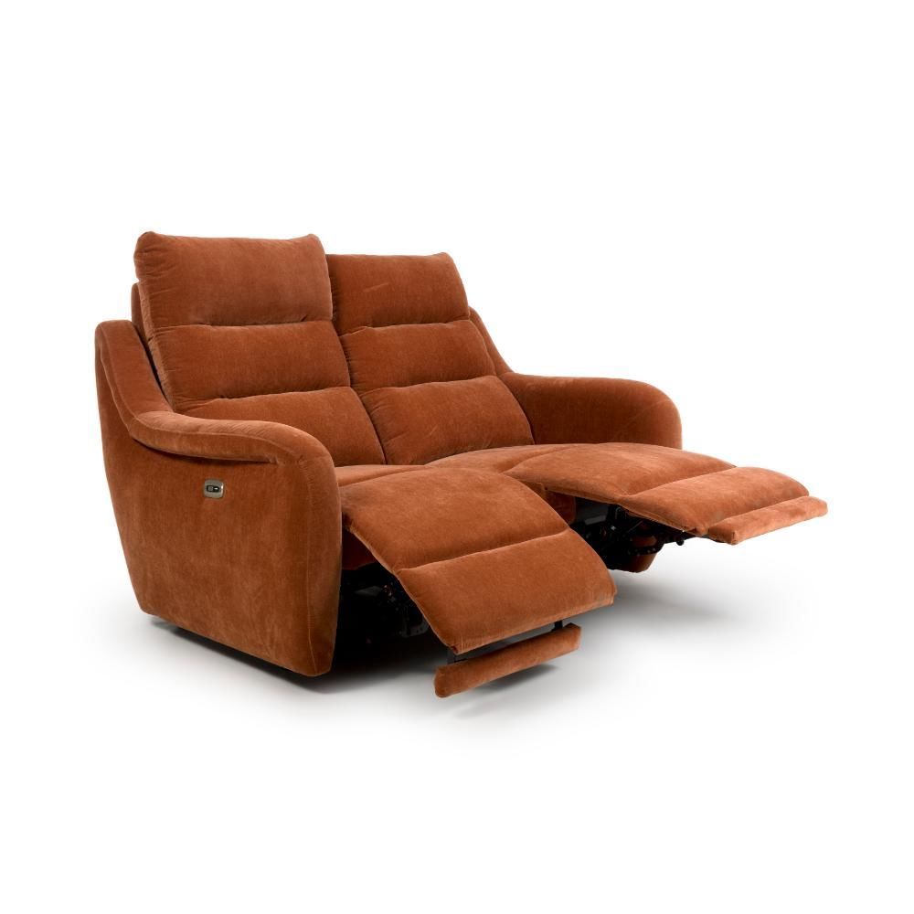 Furniture Link Apollo Cinnamon Power 2 Seater Sofa