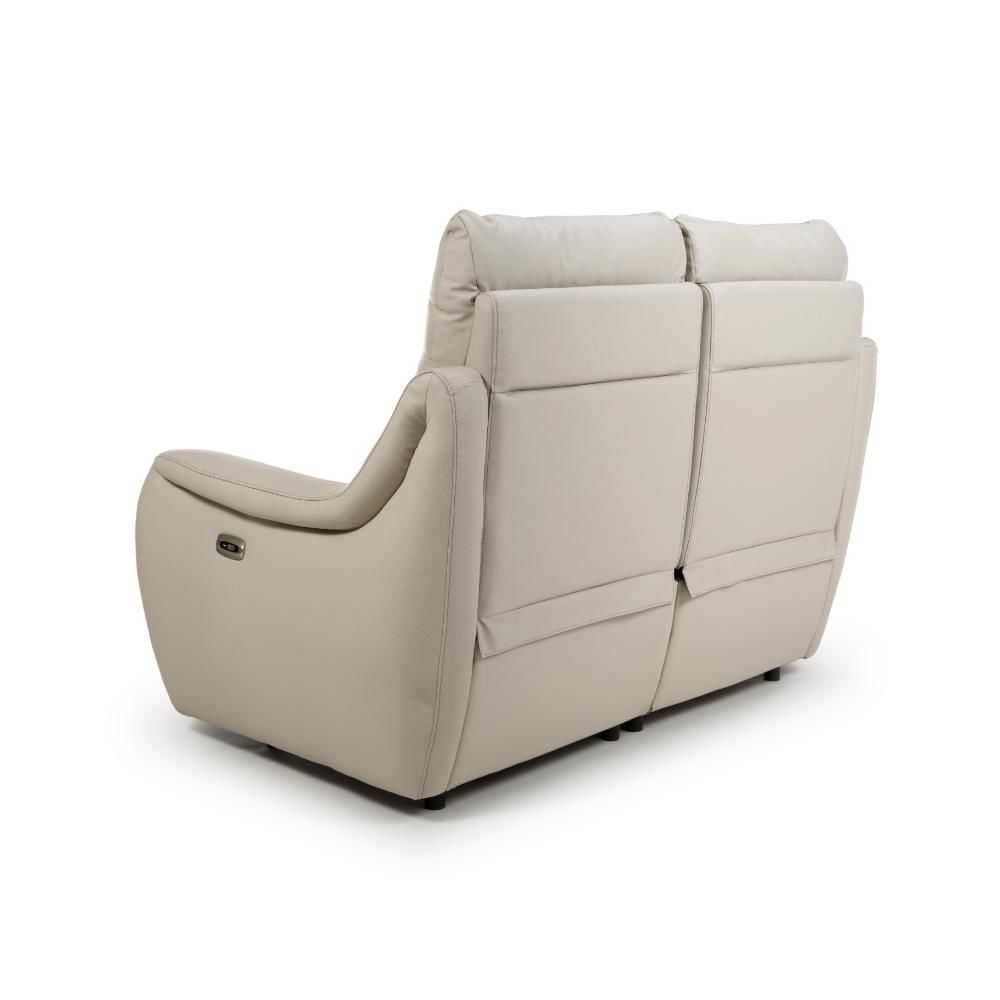 Furniture Link Apollo Chalk Power 2 Seater Sofa