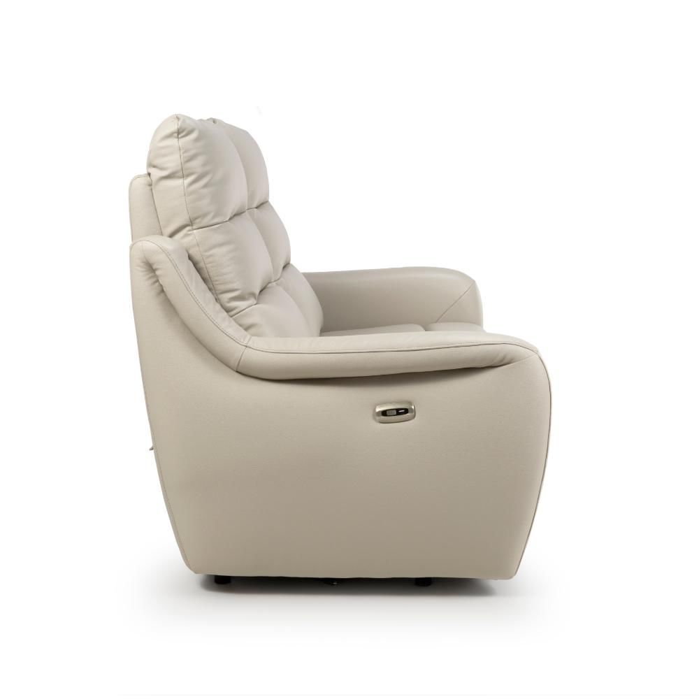 Furniture Link Apollo Chalk Power 2 Seater Sofa