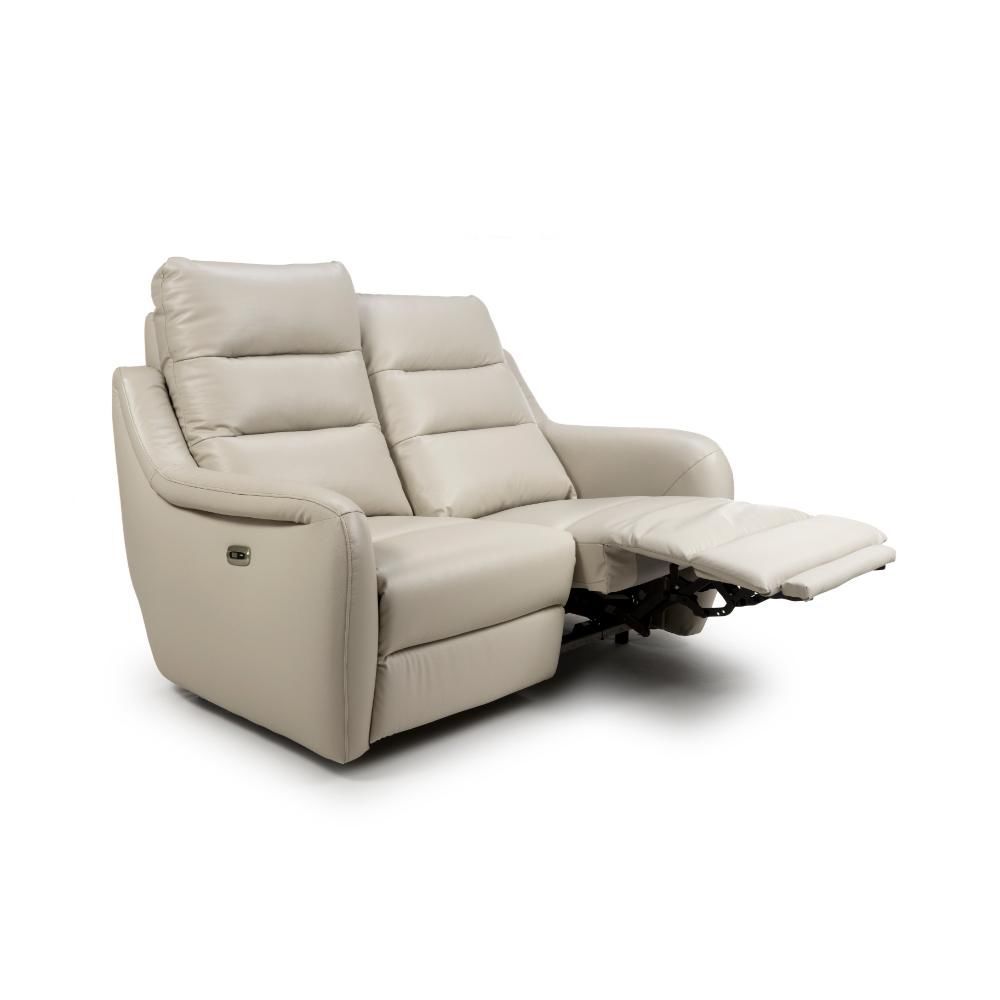 Furniture Link Apollo Chalk Power 2 Seater Sofa