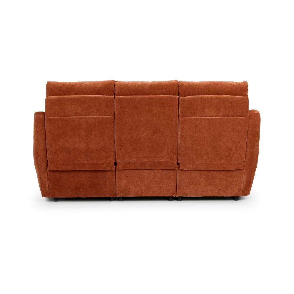 Furniture Link Apollo Cinnamon Power 3 Seater Sofa