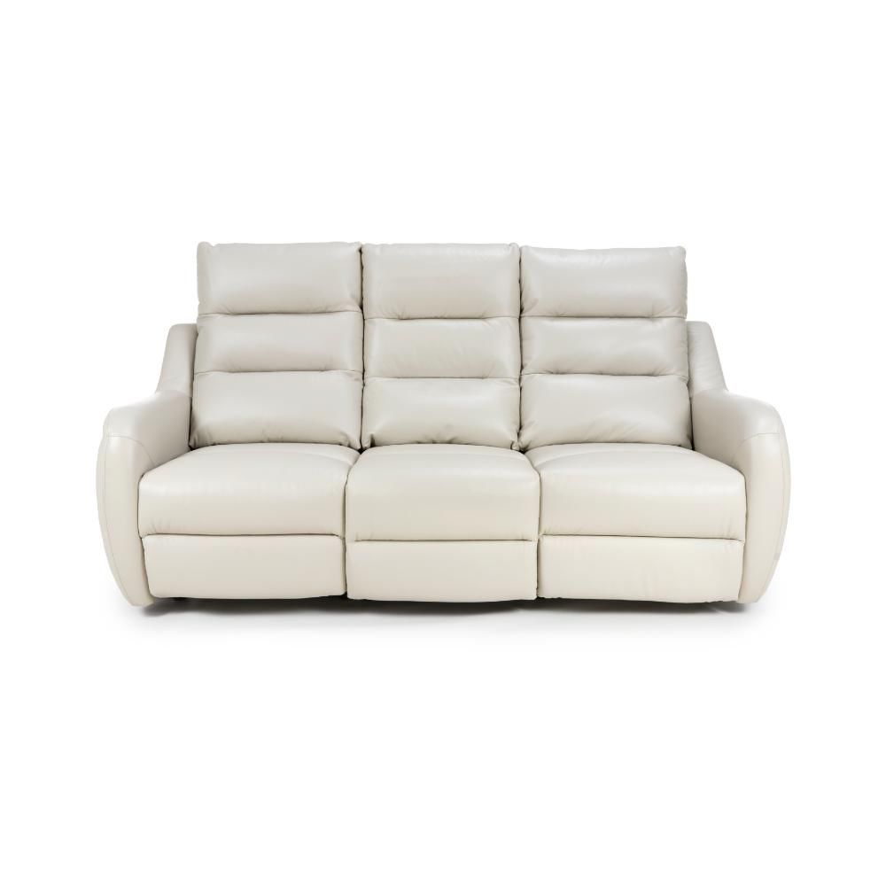 Furniture Link Apollo Chalk Power 3 Seater Sofa