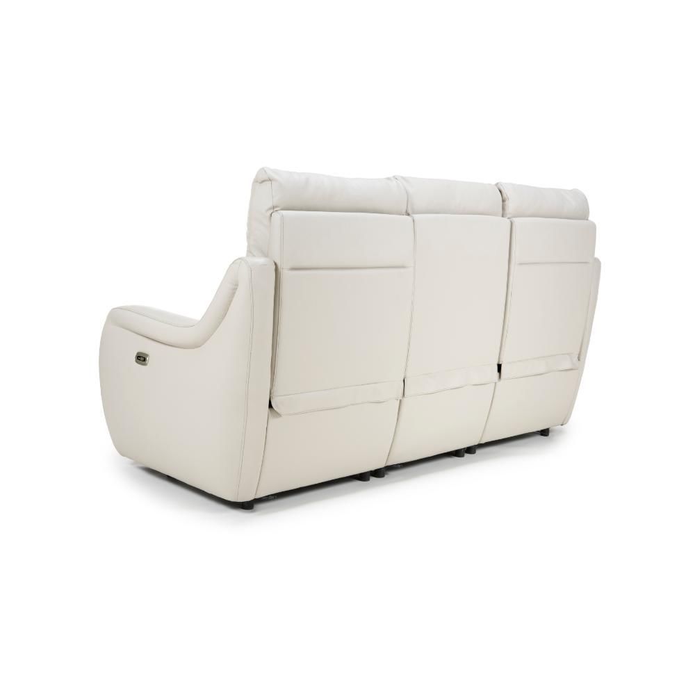 Furniture Link Apollo Chalk Power 3 Seater Sofa