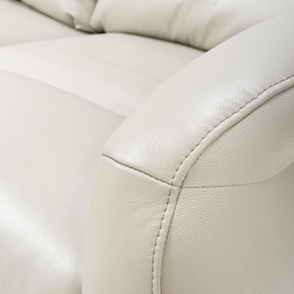 Furniture Link Apollo Chalk Power 3 Seater Sofa