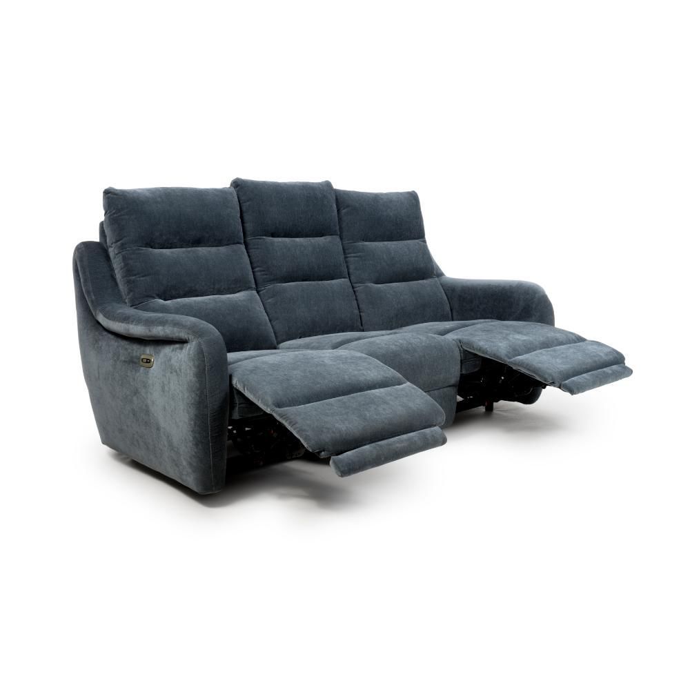 Furniture Link Apollo Dusk Power 3 Seater Sofa