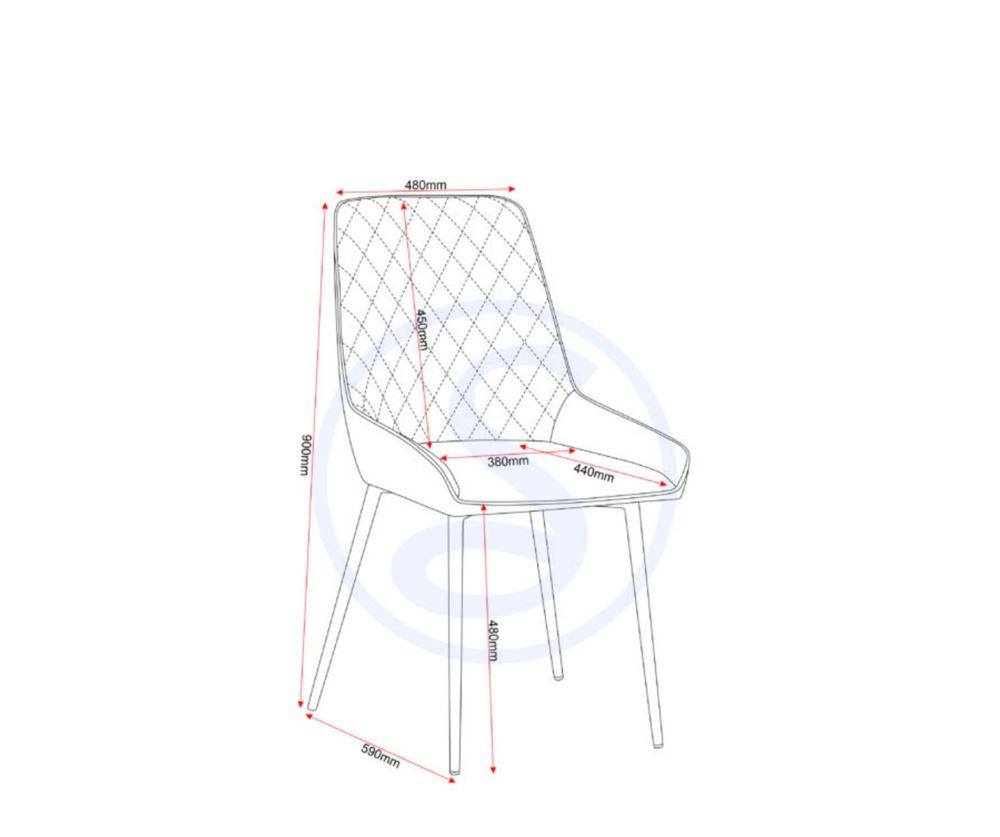 Seconique Furniture Athens Concrete Effect Round Dining Set With Sapphire Blue Velvet Chairs – Black Legs