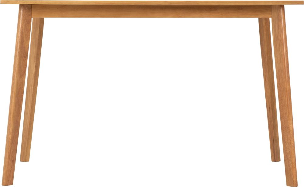 Seconique Furniture Austin and Ellis Oak Effect And Grey Fabric Dining Bench Set   