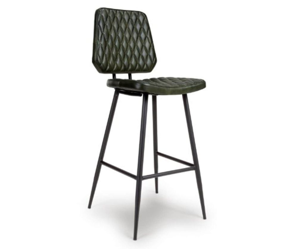 Furniture Link Austin Green Bar Chair in Pair