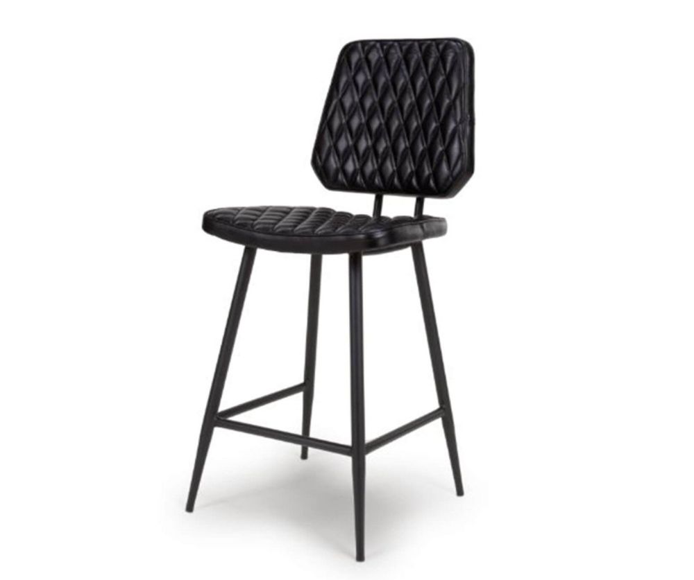 Furniture Link Austin Black Counter Chair in Pair