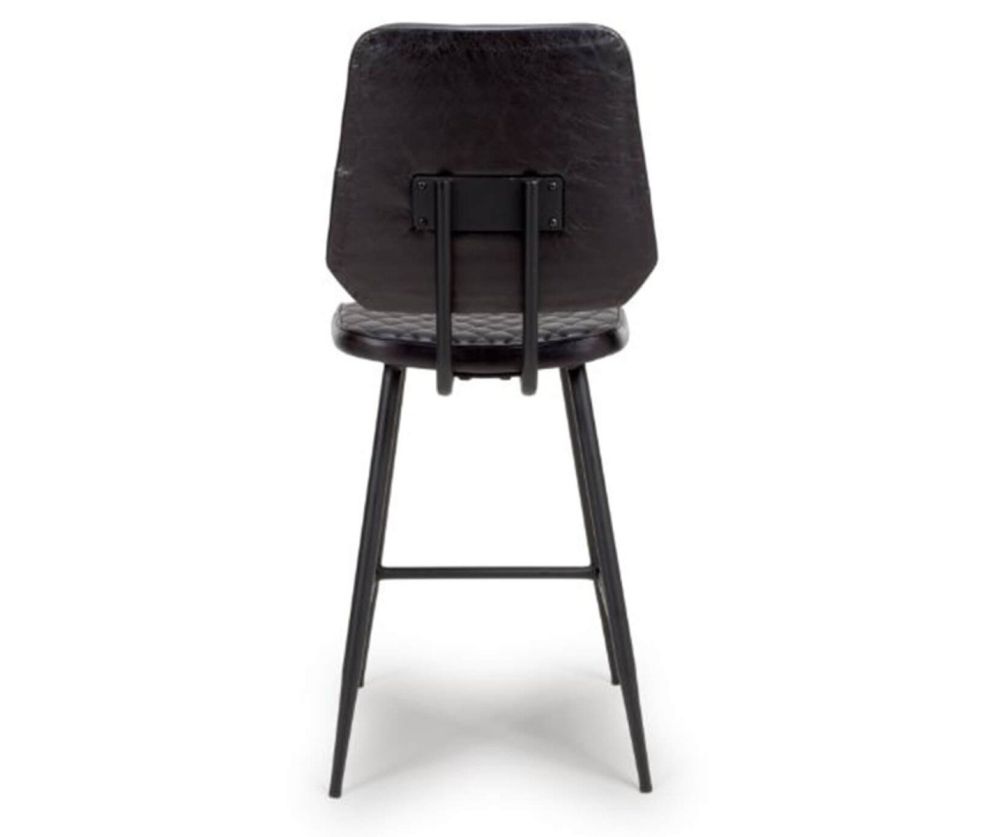 Furniture Link Austin Black Counter Chair in Pair