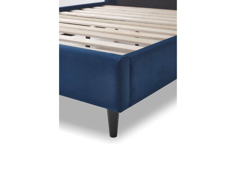 Furniture Link Ava Blue Fabric Bed Frame