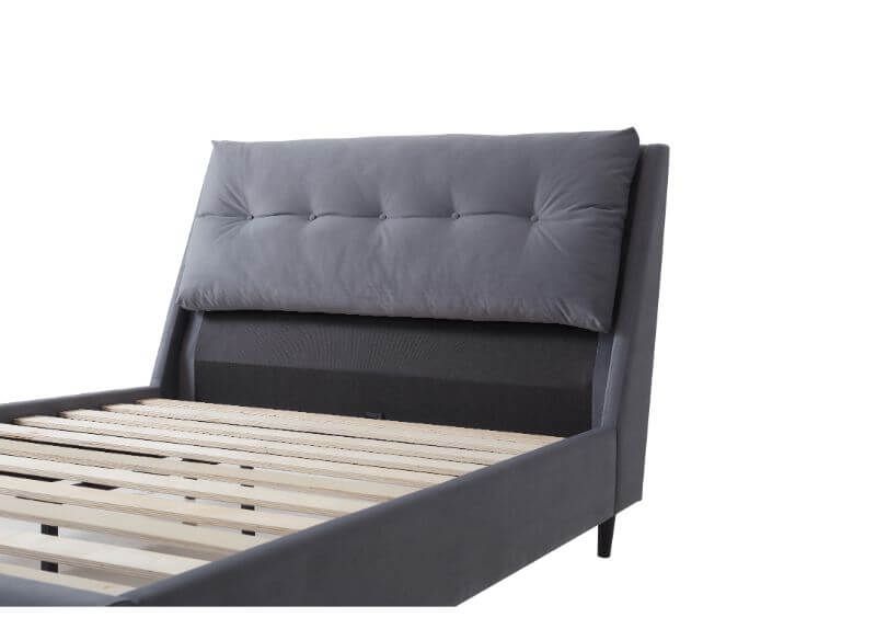 Furniture Link Ava Grey Fabric Bed Frame