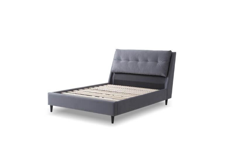 Furniture Link Ava Grey Fabric Bed Frame