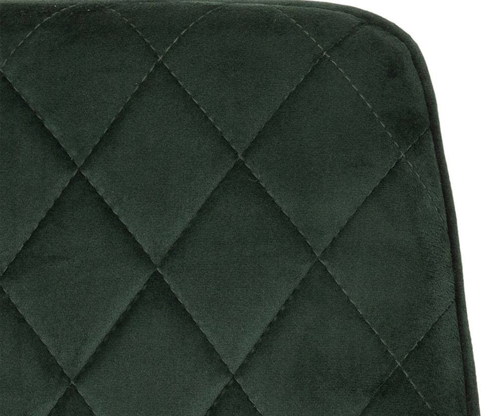 Seconique Furniture Avery Emerald Green Velvet Chair in Pair