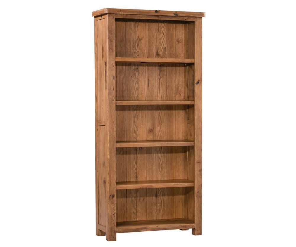 Homestyle GB Aztec Solid Oak Large Bookcase