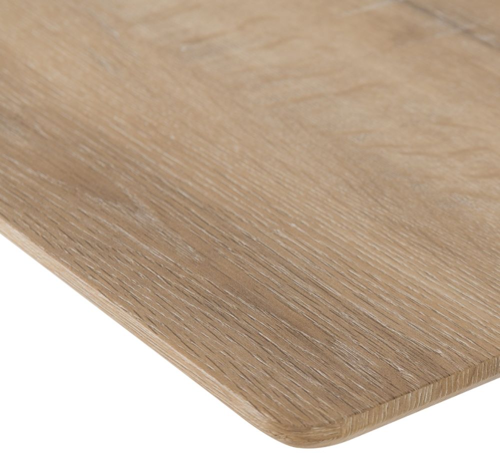 Seconique Furniture Barley Oak Veneer And Oak Dining Table