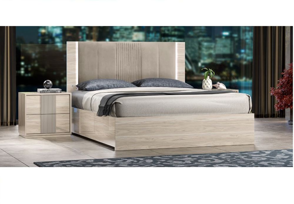 H2O Design Dafne Italian Bedroom Set with 6 Door Wardrobe