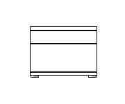 Wiemann Bern 2 Drawer Bedside Cabinet