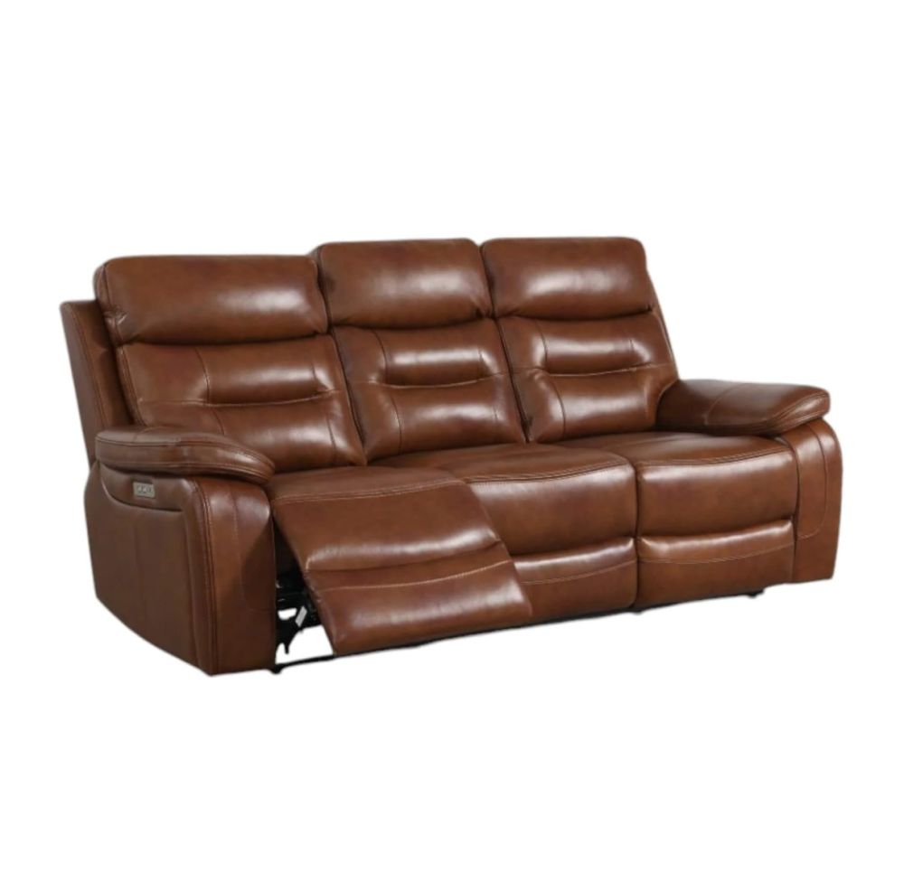 Belgravia Brown Leather Power Recliner 3+2 Sofa Set 
