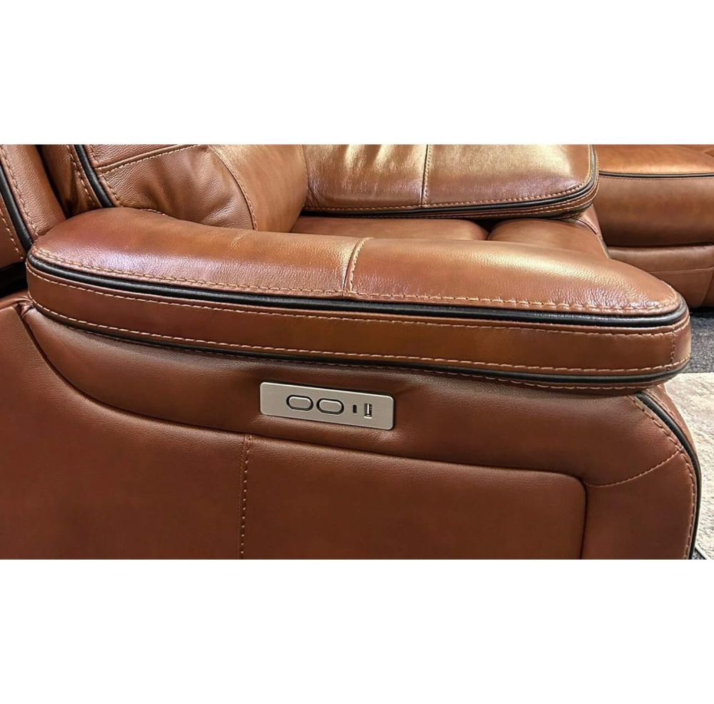 Belgravia Leather Power Recliner Chair 