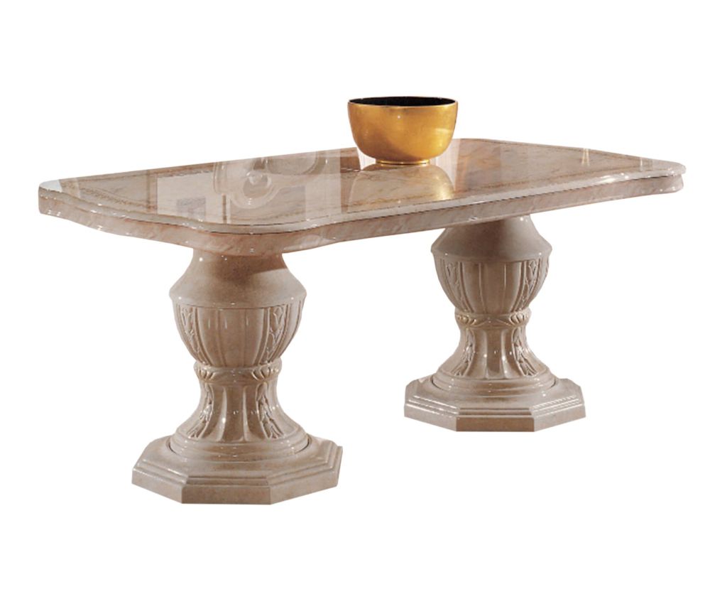 Ben Company Betty Onyx Finish Italian Dining Table Only