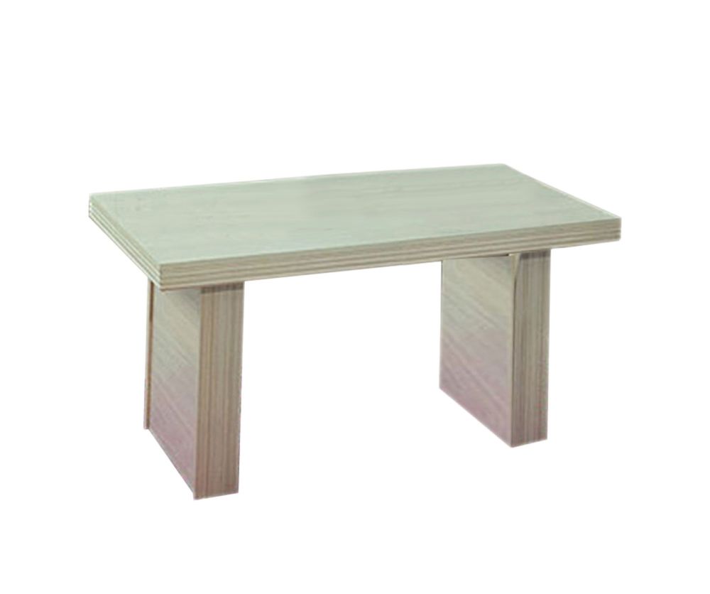 Ben Company Sonia Light Oak Italian Dining Table Only