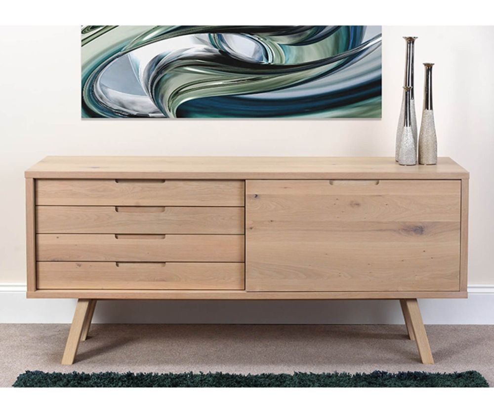 Furniture Link Bergen Oak Sideboard